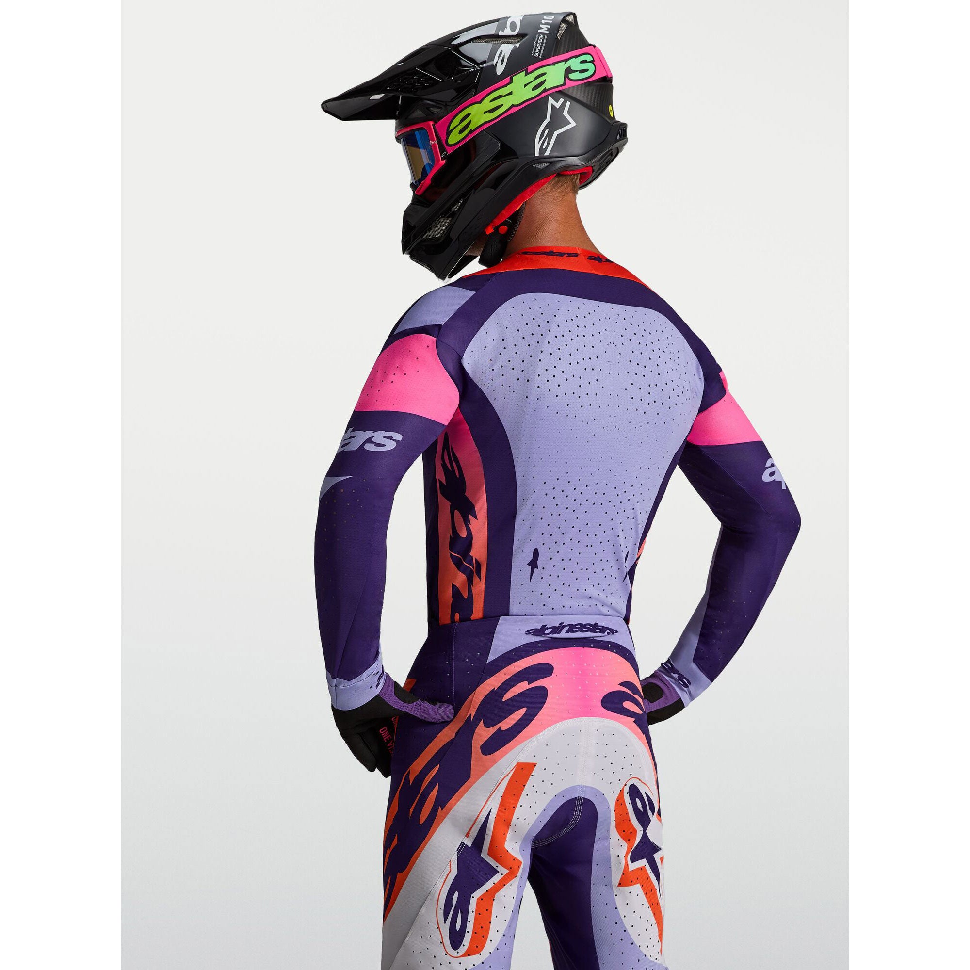 Alpinestars SuperTech DYNA Kit Deal (Light Violet/Deep Purple/Pink Fluo)