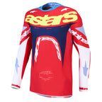Alpinestars SuperTech DYNA Kit Deal (Fire Red/White/Navy Blue)