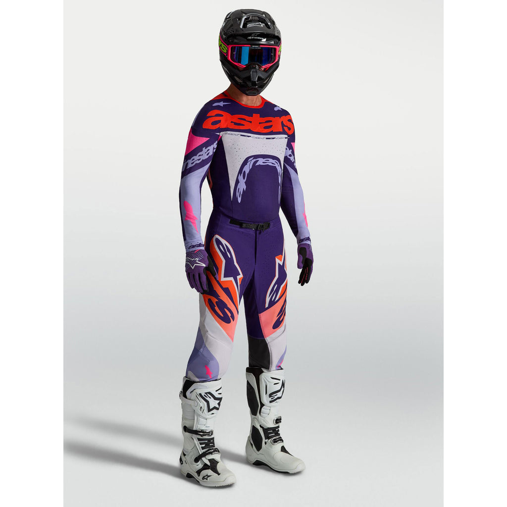 Alpinestars SuperTech DYNA Kit Deal (Light Violet/Deep Purple/Pink Fluo)