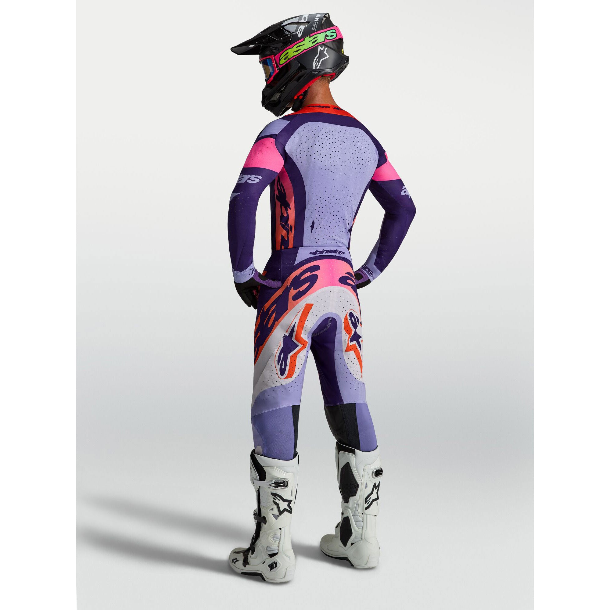 Alpinestars SuperTech DYNA Kit Deal (Light Violet/Deep Purple/Pink Fluo)