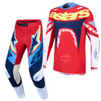 Alpinestars SuperTech DYNA Kit Deal (Fire Red/White/Navy Blue)