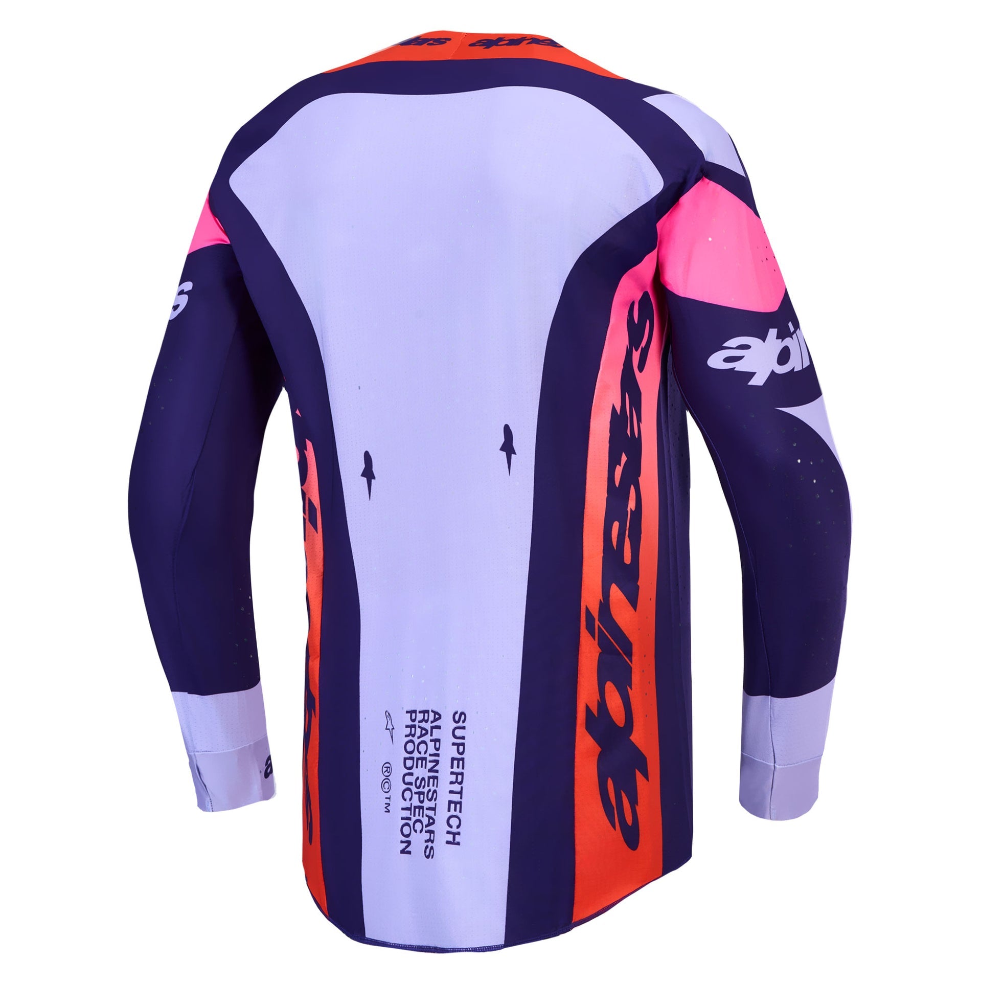 Alpinestars Supertech DYNA MX Jersey (Light Violet/Deep Purple/Pink Fluo)