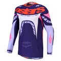 Alpinestars Supertech DYNA MX Jersey (Light Violet/Deep Purple/Pink Fluo)