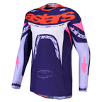 Alpinestars Youth Supertech DYNA MX Jersey (Light Violet/Deep Purple/Pink Fluo)