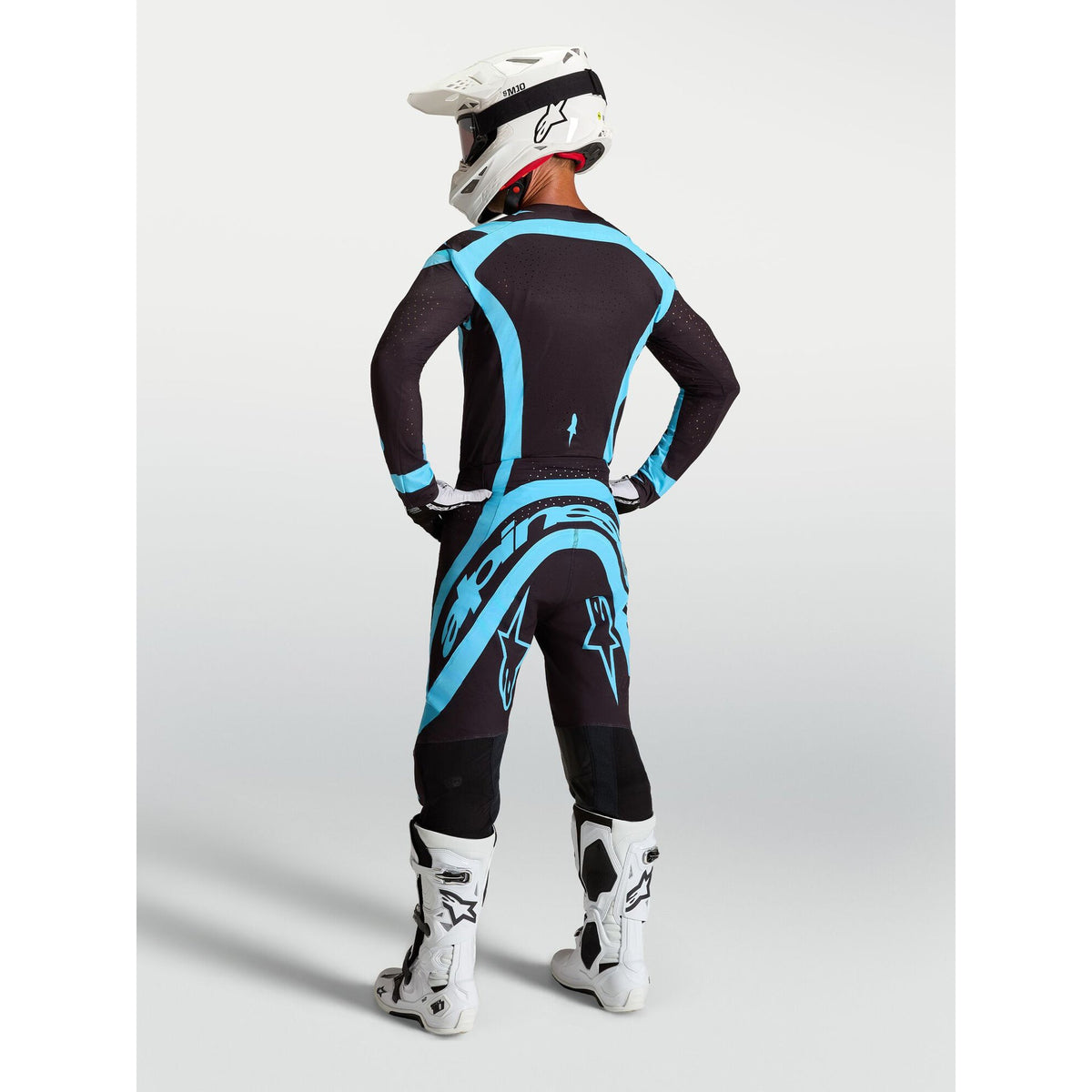 Alpinestars Supertech VESTA MX Jersey (Black/Turquoise)