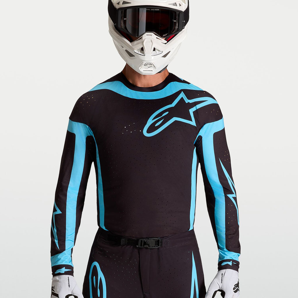 Alpinestars SuperTech VESTA Gear Set (Black/Turquoise)