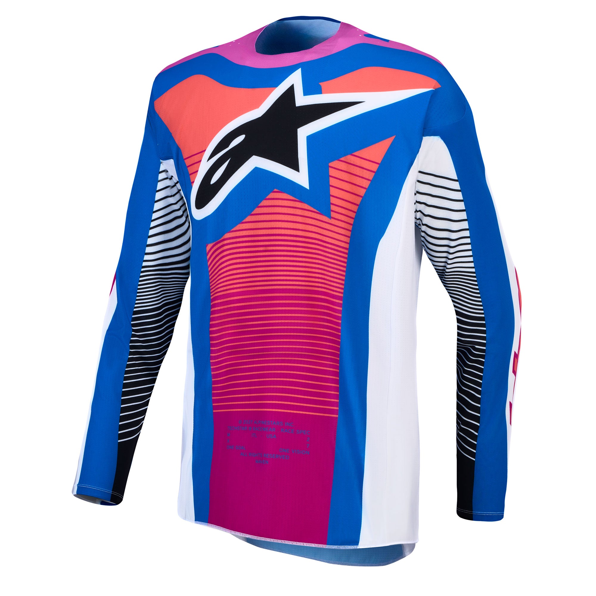 Alpinestars Techstar MAVEN Kit Deal (White/Hot Coral/Blithe Blue)