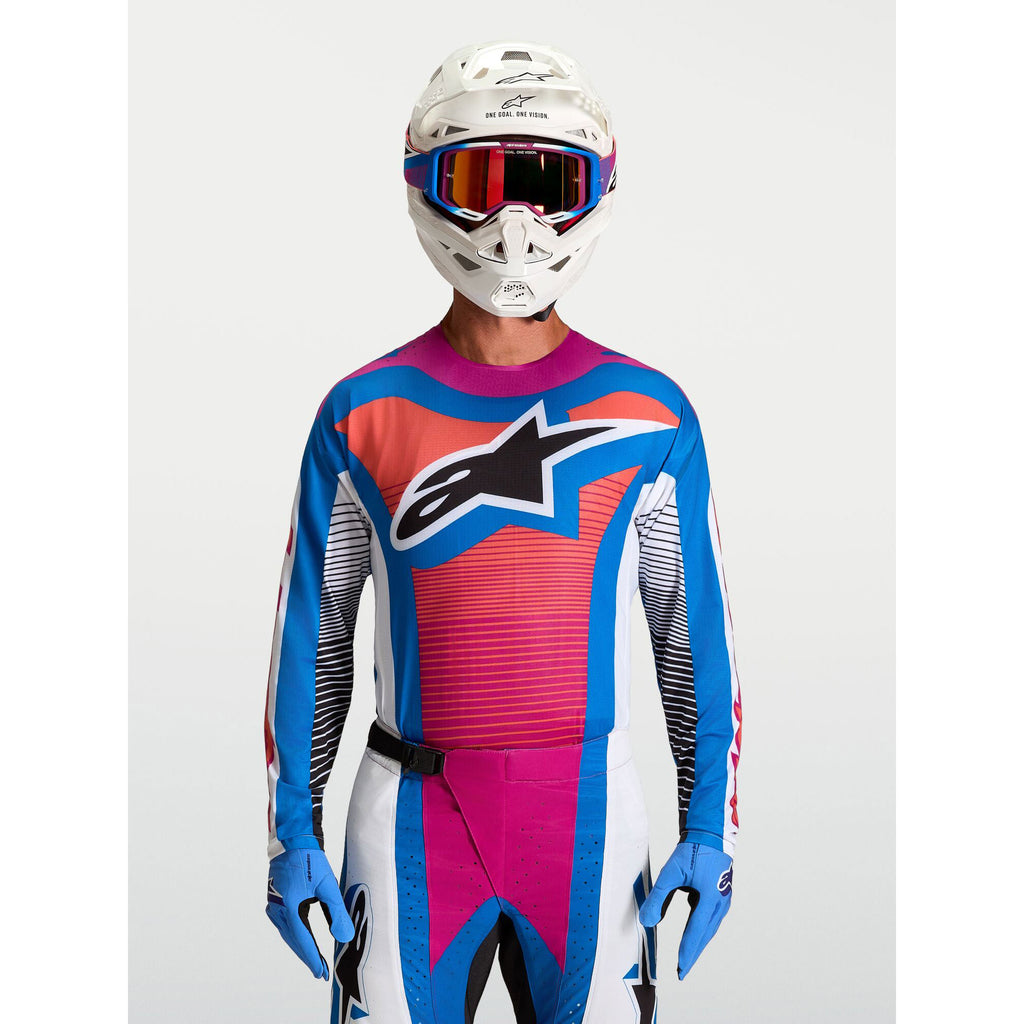 Alpinestars Techstar MAVEN Kit Deal (White/Hot Coral/Blithe Blue)