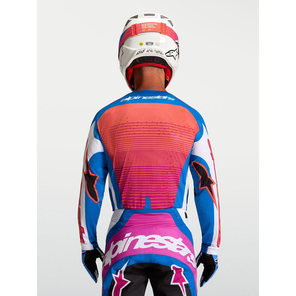 Alpinestars Techstar MAVEN Kit Deal (White/Hot Coral/Blithe Blue)