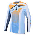 Alpinestars Techstar MAVEN MX Jersey (Dust Blue/Tangerine/Black)