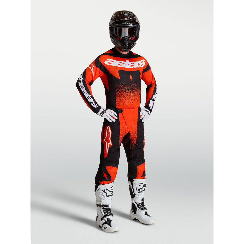 Alpinestars Techstar SWAN Kit Deal (Cardinal Red/Black/White)