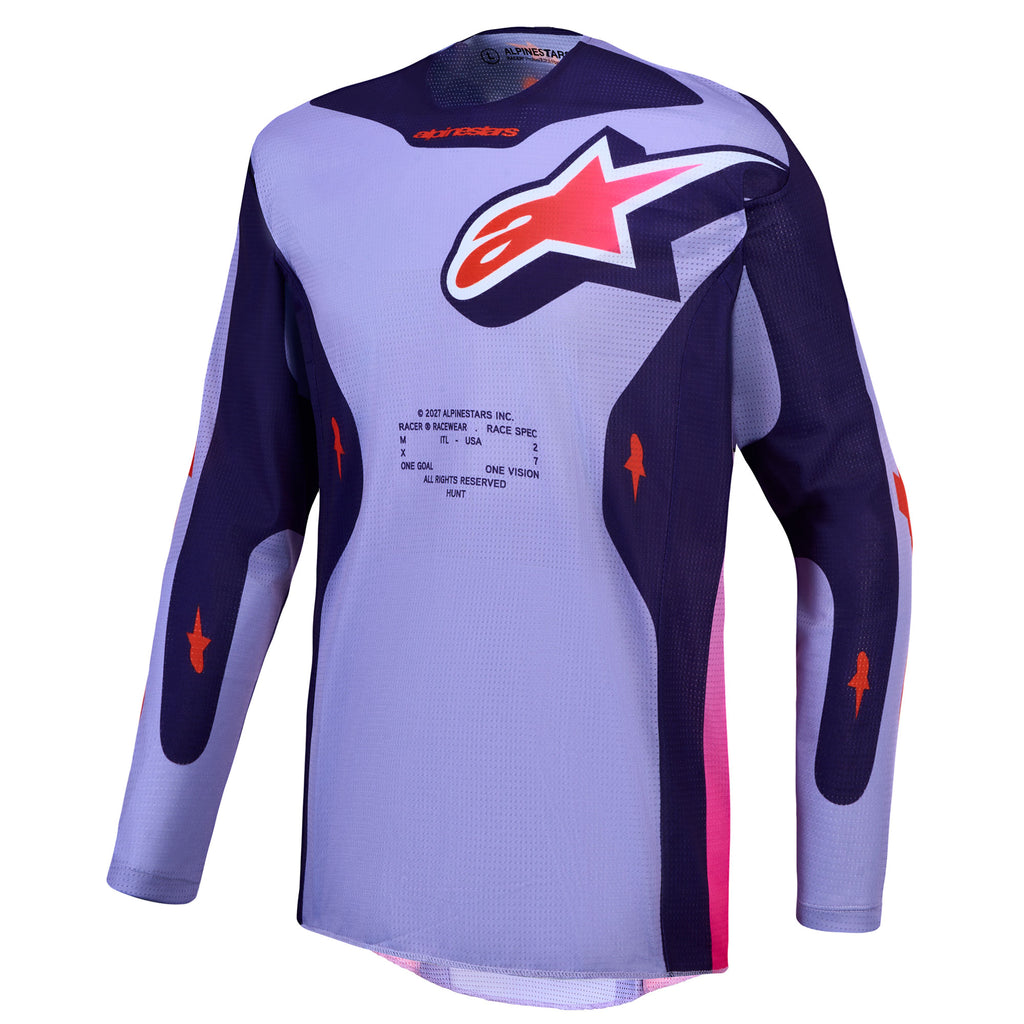 Alpinestars Racer AIR HUNT MX Gear Set (Light Violet/Deep Purple/Pink Fluo)