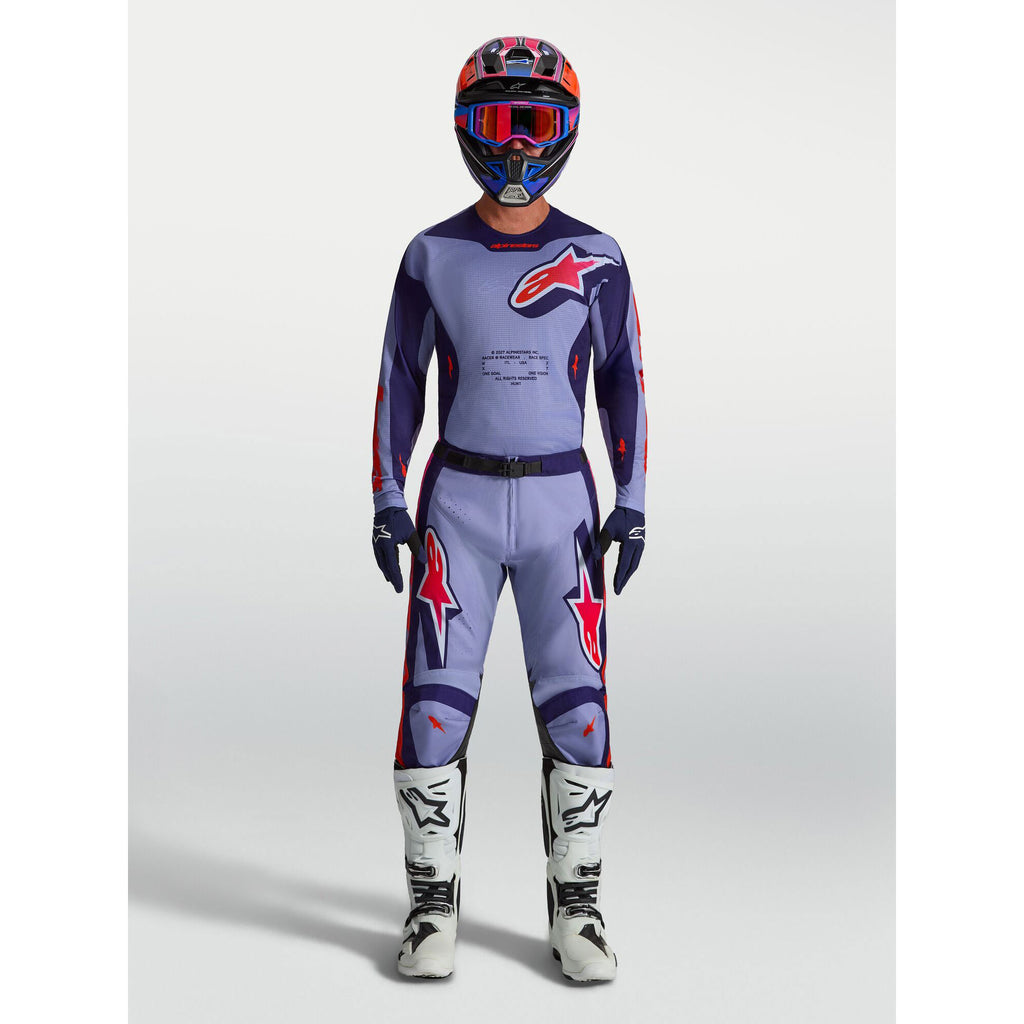 Alpinestars Racer AIR HUNT MX Gear Set (Light Violet/Deep Purple/Pink Fluo)