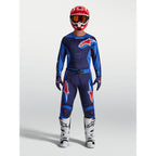 Alpinestars Racer HUNT MX Gear Set (Strong Blue/Deep Blue/Fire Red)