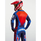Alpinestars Racer HUNT MX Gear Set (Strong Blue/Deep Blue/Fire Red)