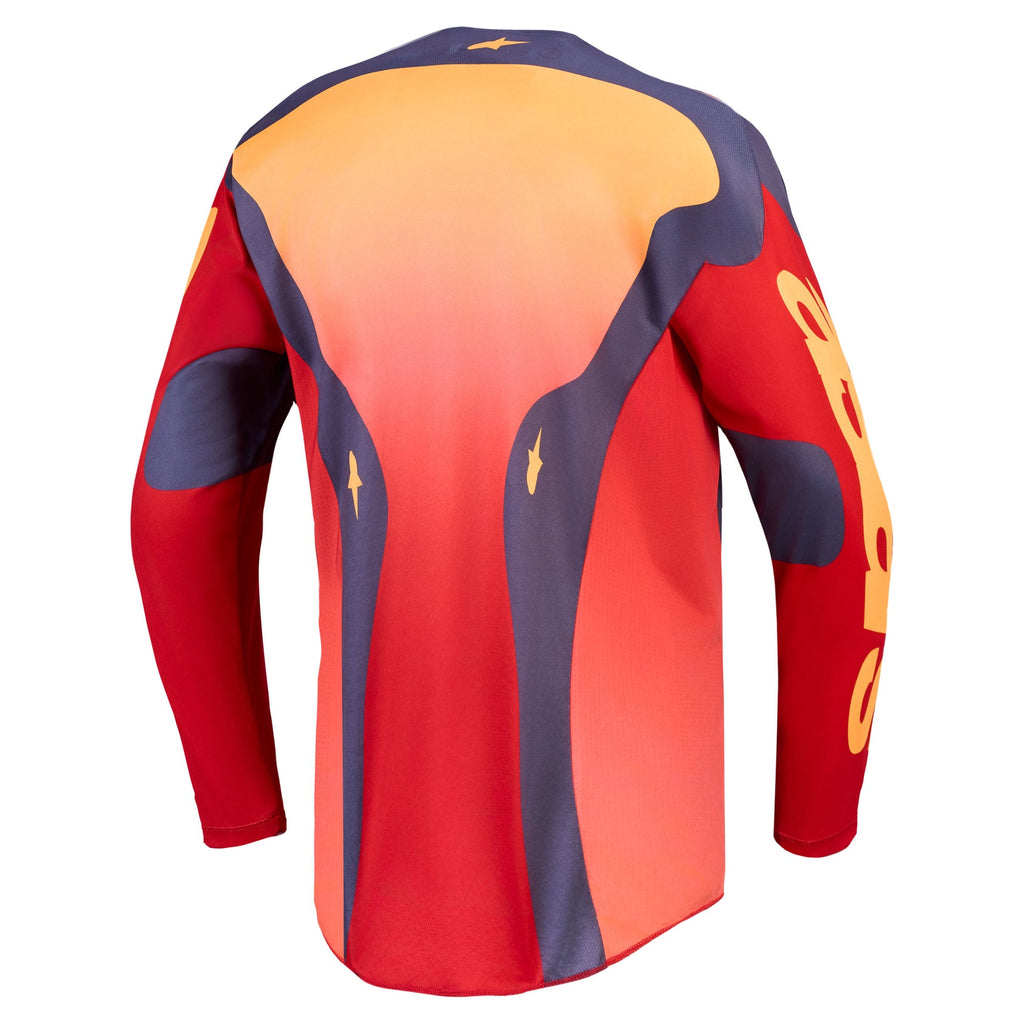 Alpinestars Racer HUNT MX Jersey (Fire Red/Graystone/Hot Coral)