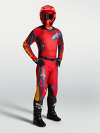Alpinestars Racer HUNT MX Gear Set (Fire Red/Graystone/Hot Coral)