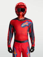 Alpinestars Racer HUNT MX Gear Set (Fire Red/Graystone/Hot Coral)