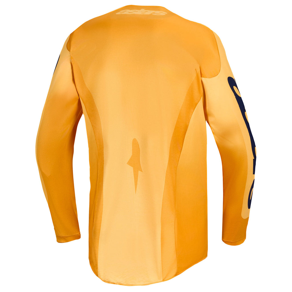 Alpinestars Racer AMBER MX Jersey (Orange/Gold/Deep Blue)