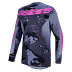 Alpinestars Racer LONE MX Gear Set (Grey Camo/Purple)