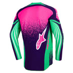 Alpinestars (MX26) MX Jersey - TechStar NOMUR (Deep Purple/Green/Pink Fluo)