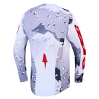 Alpinestars Racer AIR LONE MX Gear Set (Grey Camo/White/Fire Red)