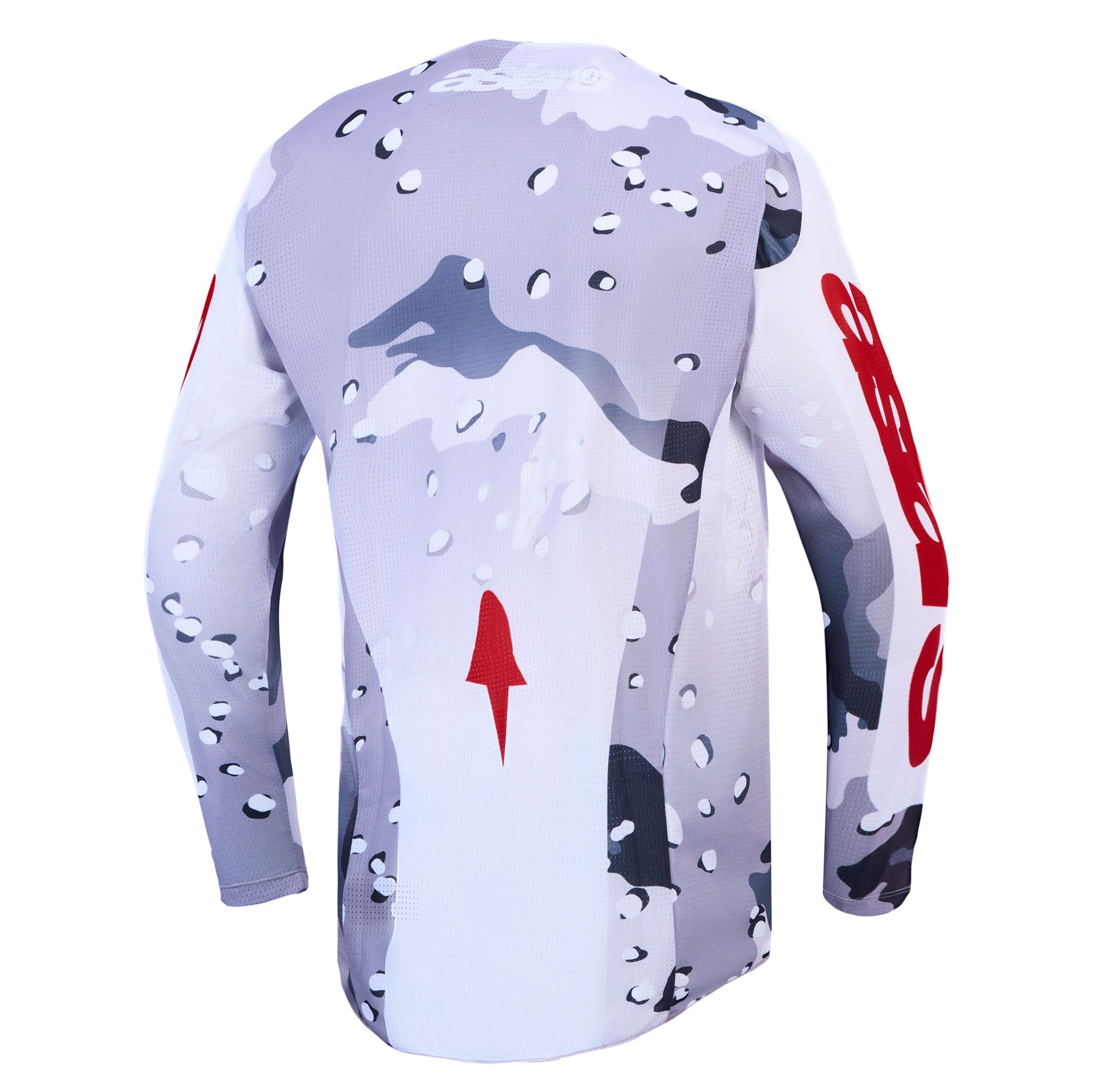 Alpinestars Racer AIR LONE MX Jersey (Grey Camo/White/Fire Red)