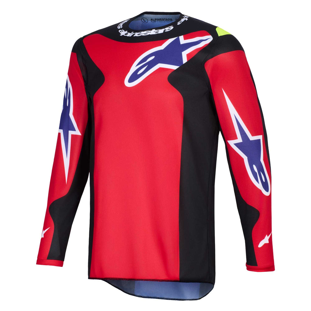 Alpinestars Fluid GRID MX Jersey (Red/Black/Purple)