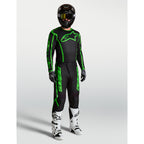 Alpinestars Fluid APEX V2 MX Gear Set (Black/Fluo Green)