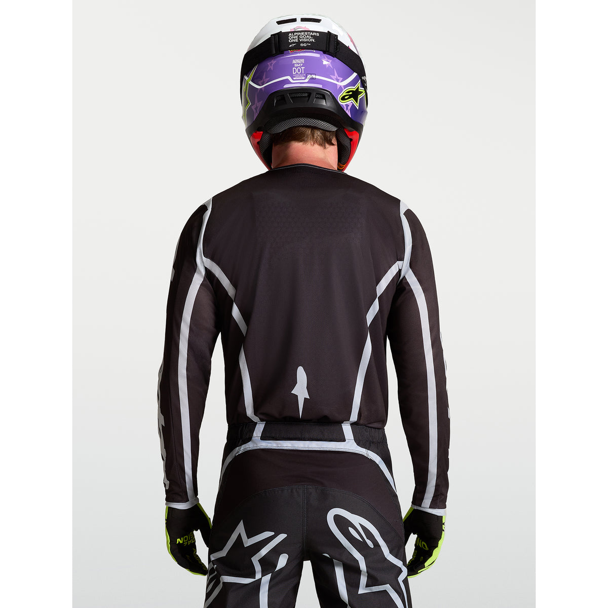 Alpinestars Fluid APEX V2 MX Gear Set (Black/Silver)