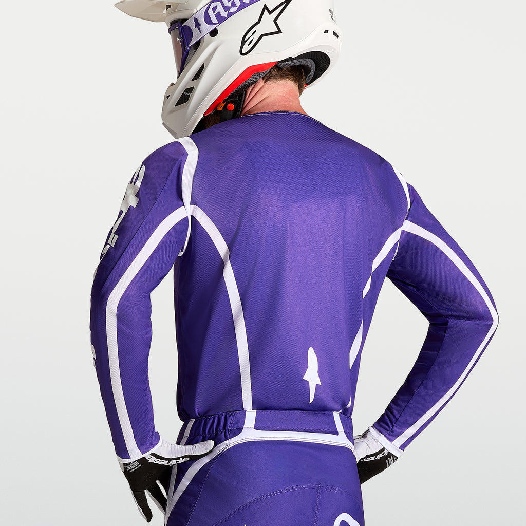 Alpinestars Fluid APEX V2 MX Gear Set (Deep Blue/White)