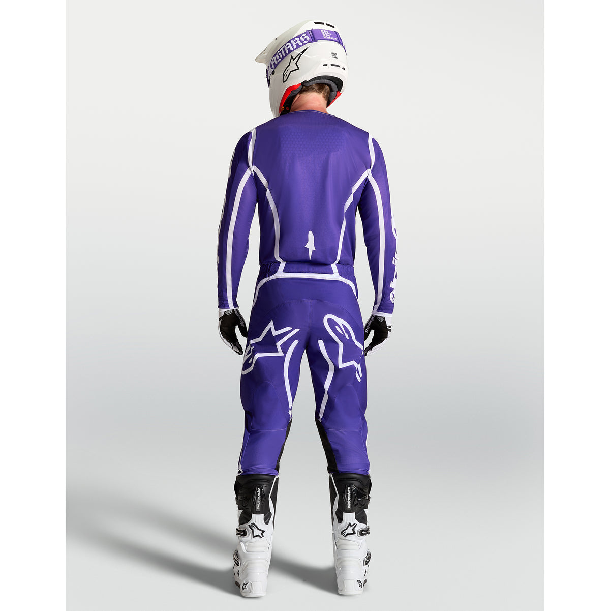 Alpinestars Fluid APEX V2 MX Gear Set (Deep Blue/White)