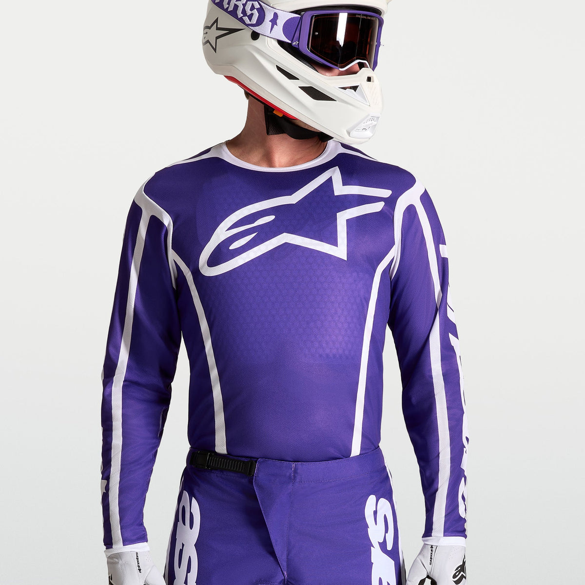Alpinestars Fluid APEX V2 MX Jersey (Deep Blue/White)