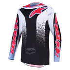 Alpinestars Fluid DRAG MX Gear Set (Black/White/Light Blue/Red Fluo)