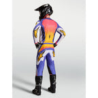 Alpinestars Fluid DRAG MX Gear Set (Light Lilac/Blue Iris/Gold)
