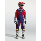 Alpinestars Fluid DRAG MX Gear Set (Blue Navy/Fire Red/White)