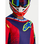 Alpinestars Fluid DRAG MX Gear Set (Blue Navy/Fire Red/White)