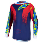 Alpinestars Youth Fluid DRAG MX Gear Set (Blue Navy/Fire Red/White)