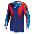 Alpinestars Youth Fluid DRAG MX Jersey (Blue Navy/Fire Red/White)