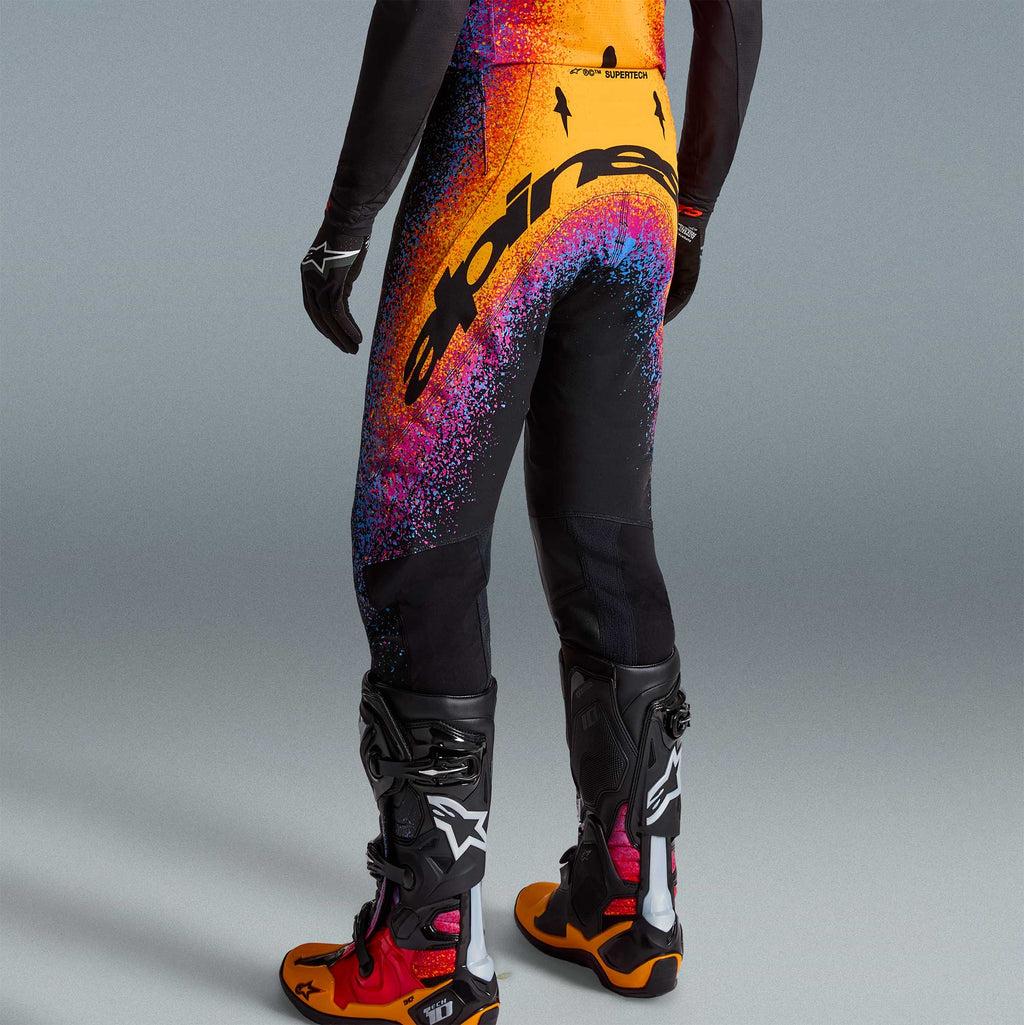 Alpinestars (Limited Edition) MX Jersey & Pant Kit Deal - SuperTech BLACK HOLE (Black/Burst)