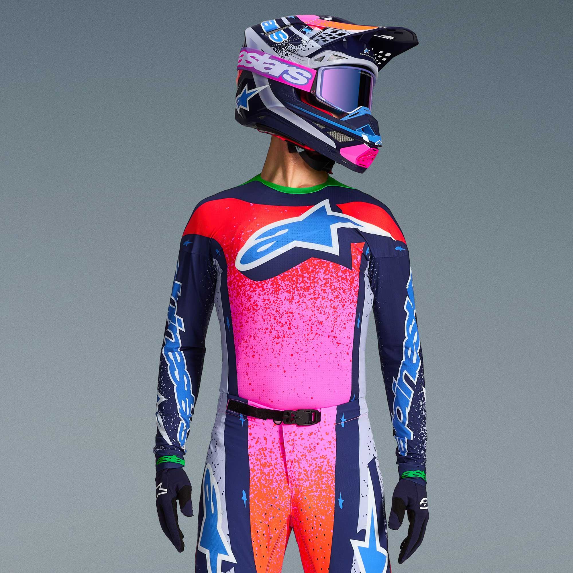 Alpinestars (Limited Edition) MX Jersey - SuperTech RECORDS (Multi)