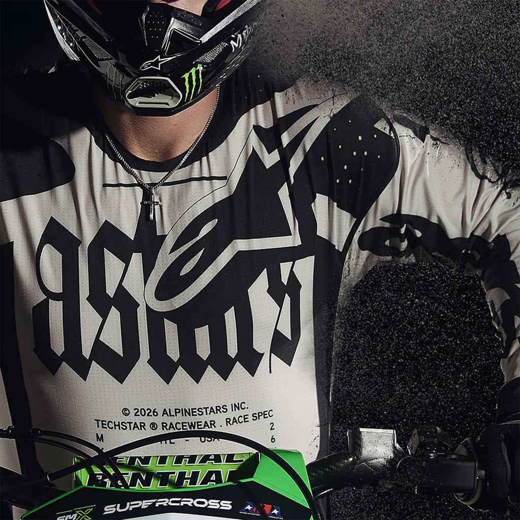 Alpinestars (Limited Edition) MX Jersey - Techstar WOLF DUST (Dune Black)