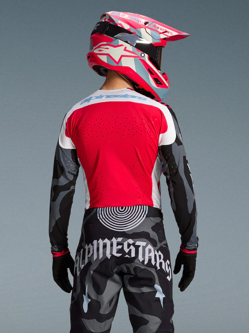 Alpinestars (Limited Edition) MX Jersey - Techstar BEAST (Pirate Black/Hot Orange))