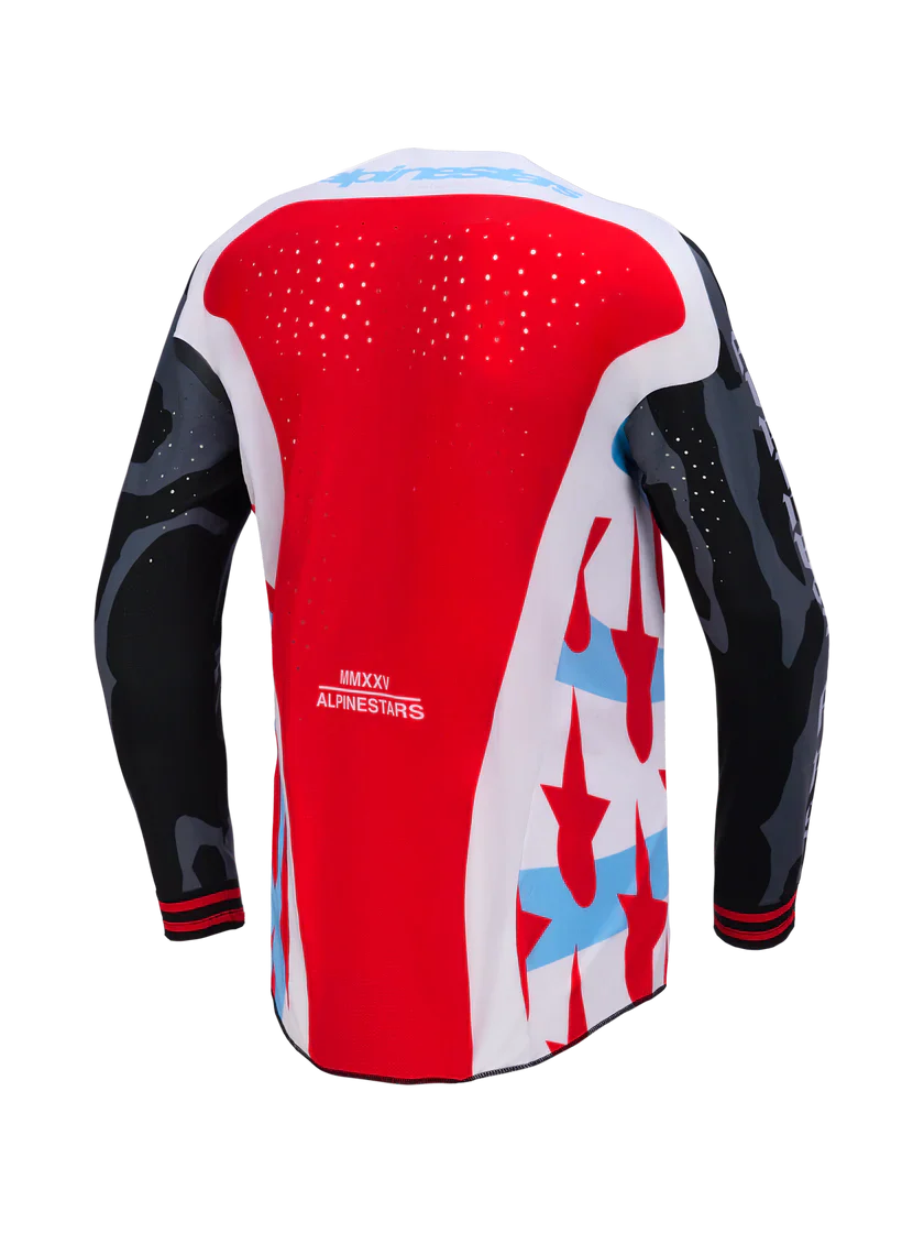 Alpinestars (Limited Edition) MX Jersey - Techstar BEAST (Pirate Black/Hot Orange))