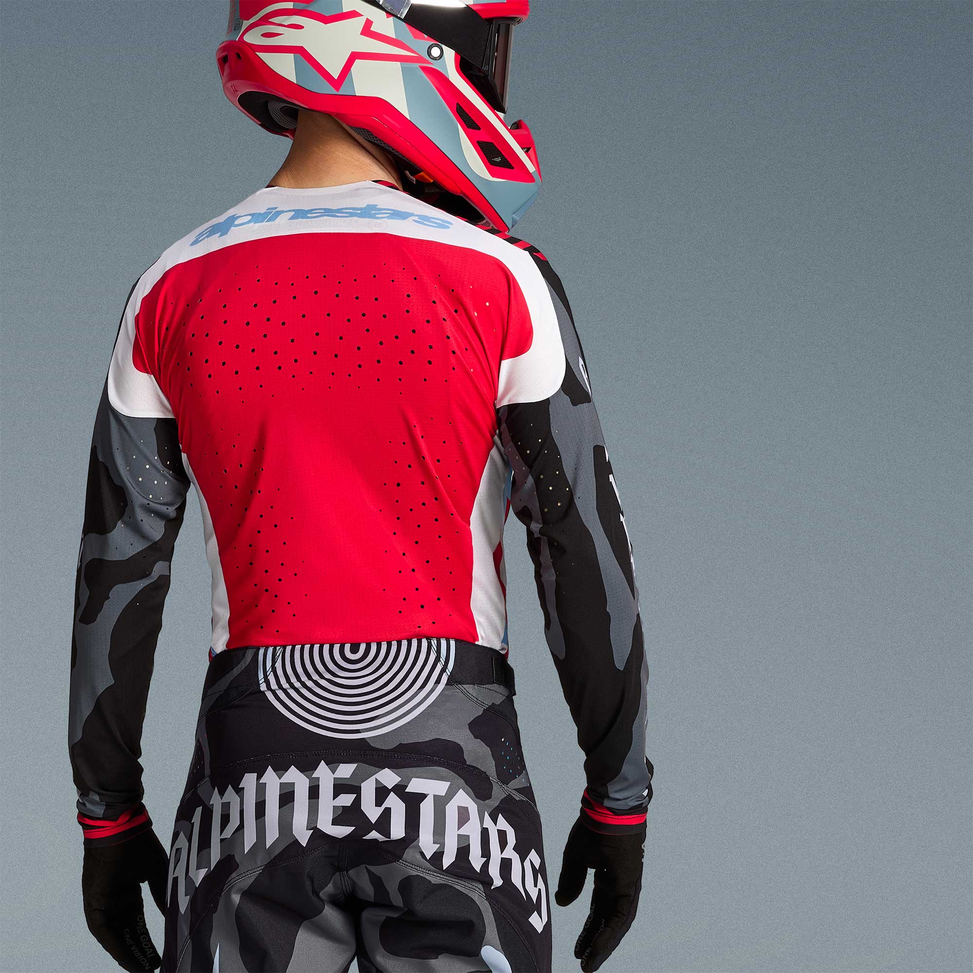 Alpinestars (Limited Edition) MX Jersey & Pant Kit Deal - TechStar BEAST (Pirate Black/Hot Orange)