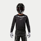 Alpinestars Fluid Graphite MX Jersey (Black/Silver)
