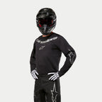 Alpinestars Fluid Graphite MX Gear Set (Black/Silver)