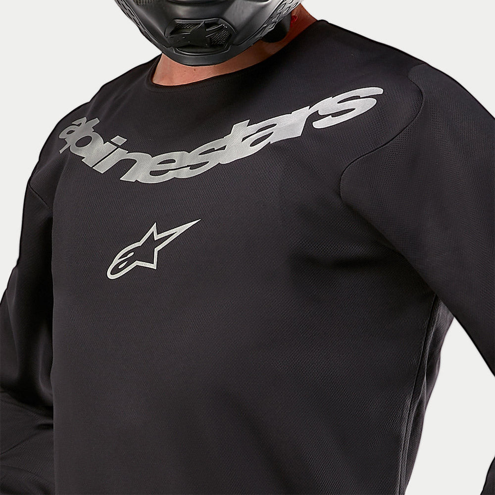 Alpinestars Fluid Graphite MX Gear Set (Black/Silver)