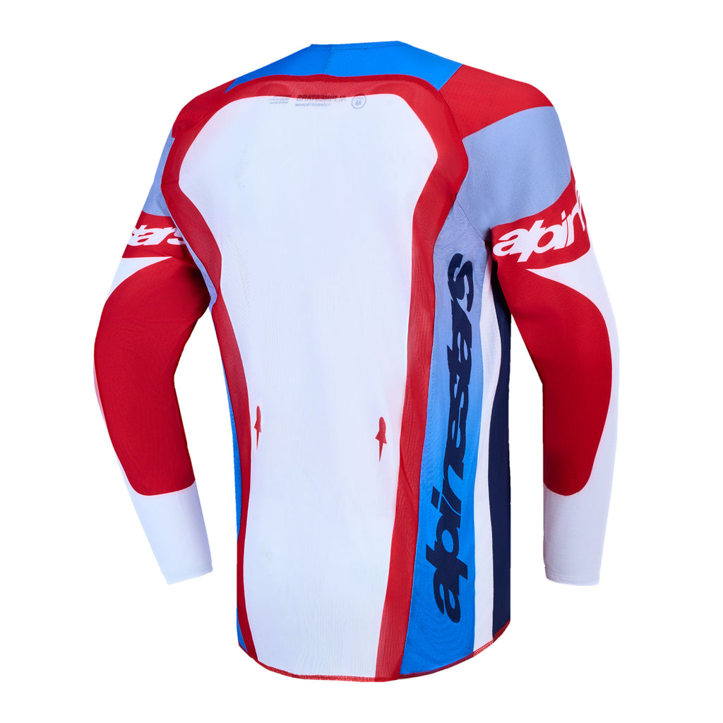 Alpinestars Youth Supertech DYNA MX Gear Set (Fire Red/White/Navy Blue)