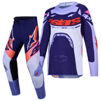 Alpinestars Youth Supertech DYNA MX Gear Set (Light Violet/Deep Purple/Pink Fluo)